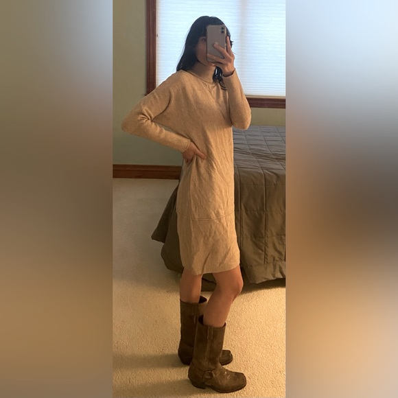 Turtleneck Sweater Dress - Picture 2 of 8